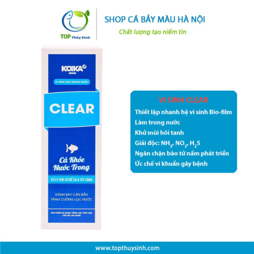 Vi sinh trong nuoc clear